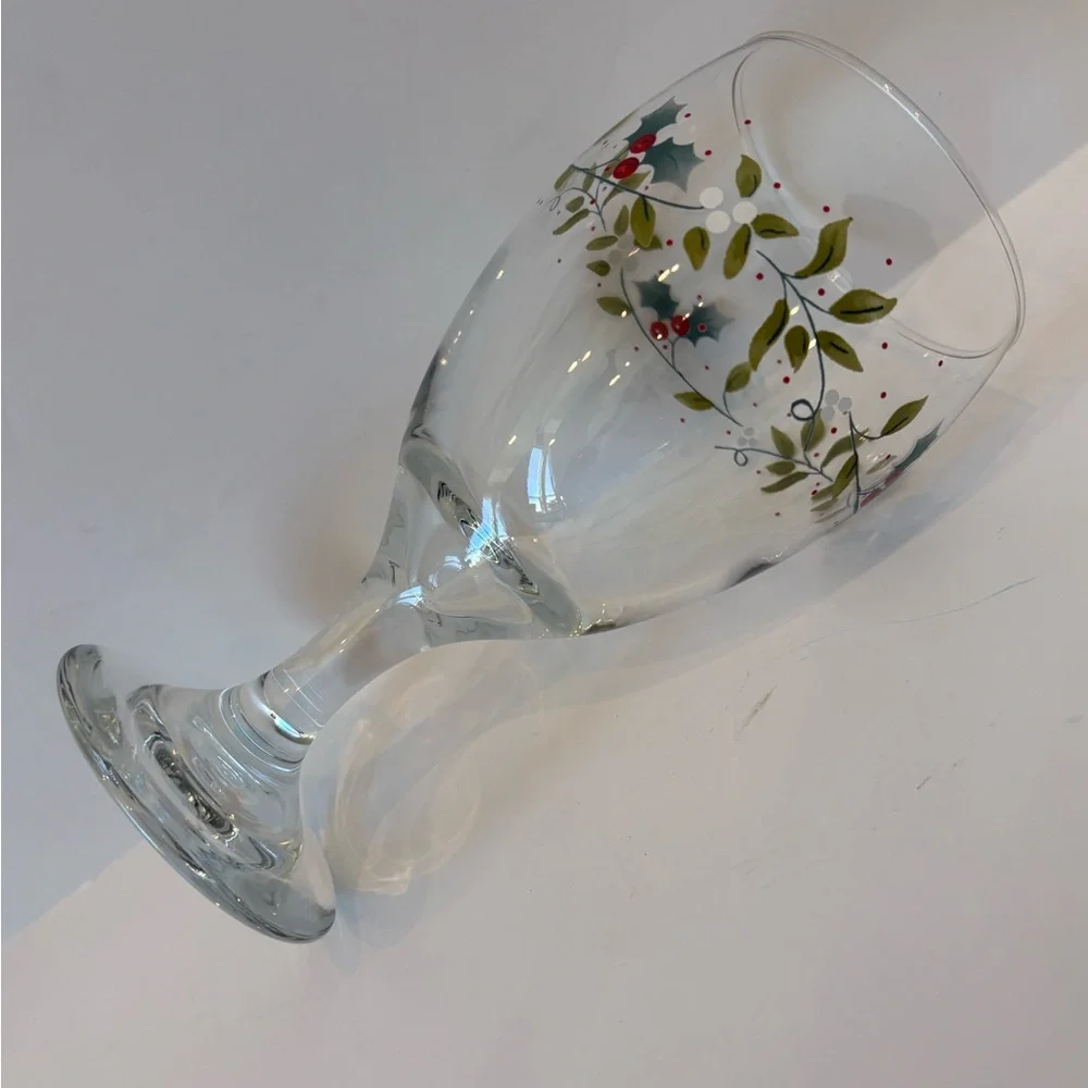 Pfaltzgraff Winterberry 16 oz.Iced Tea Glass Water Goblet Discontinued 5423294